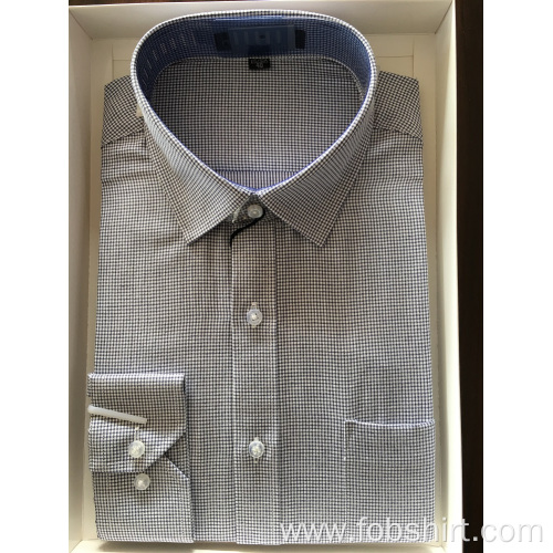 Cotton Yarn Dyed Shirts Cotton In Plus Business Shirt Factory